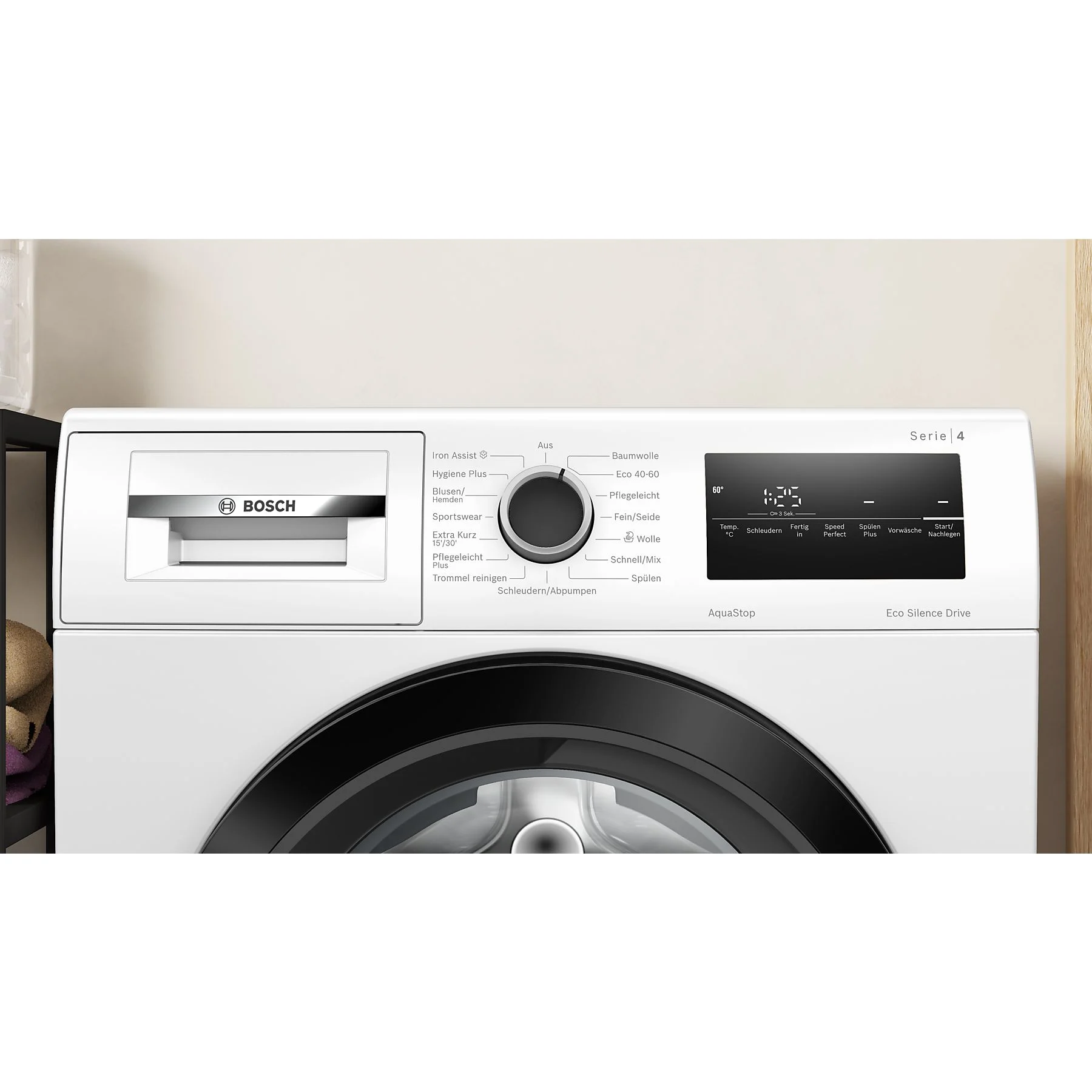 Machine à laver BOSCH WAN282ECO5 Série 4 (8 kg, 1400 tr/min, A) – Image 2