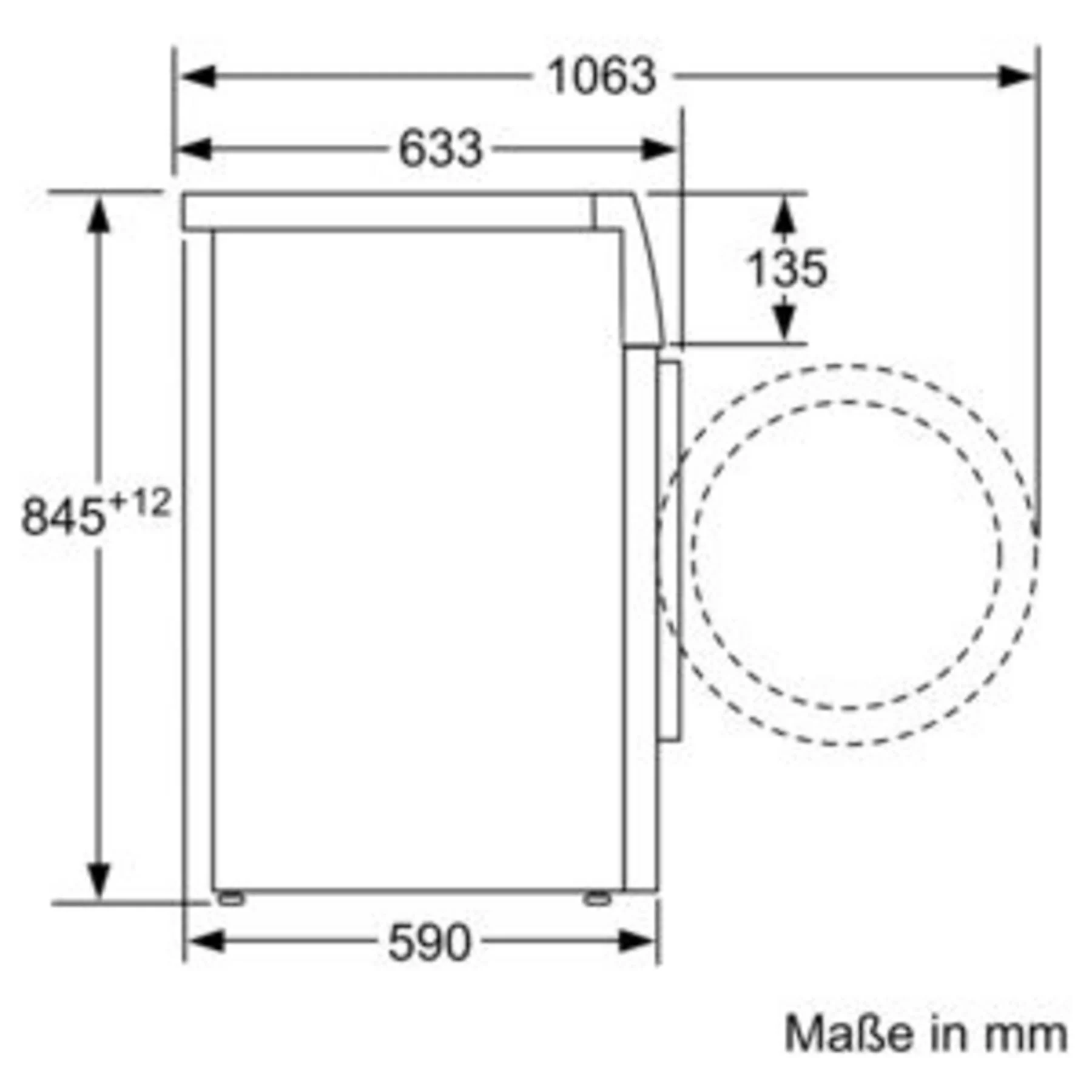 Machine à laver BOSCH WAN282ECO5 Série 4 (8 kg, 1400 tr/min, A) – Image 7