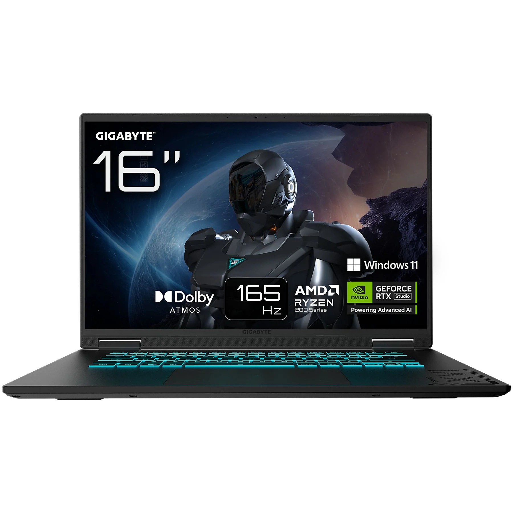 GIGABYTE Gaming A16 3VHK3DE894SH – 16 pouces – AMD Ryzen™ 7 260 – 16 Go – 1 To – NVIDIA GeForce RTX™ 5060 – Windows 11 Famille
