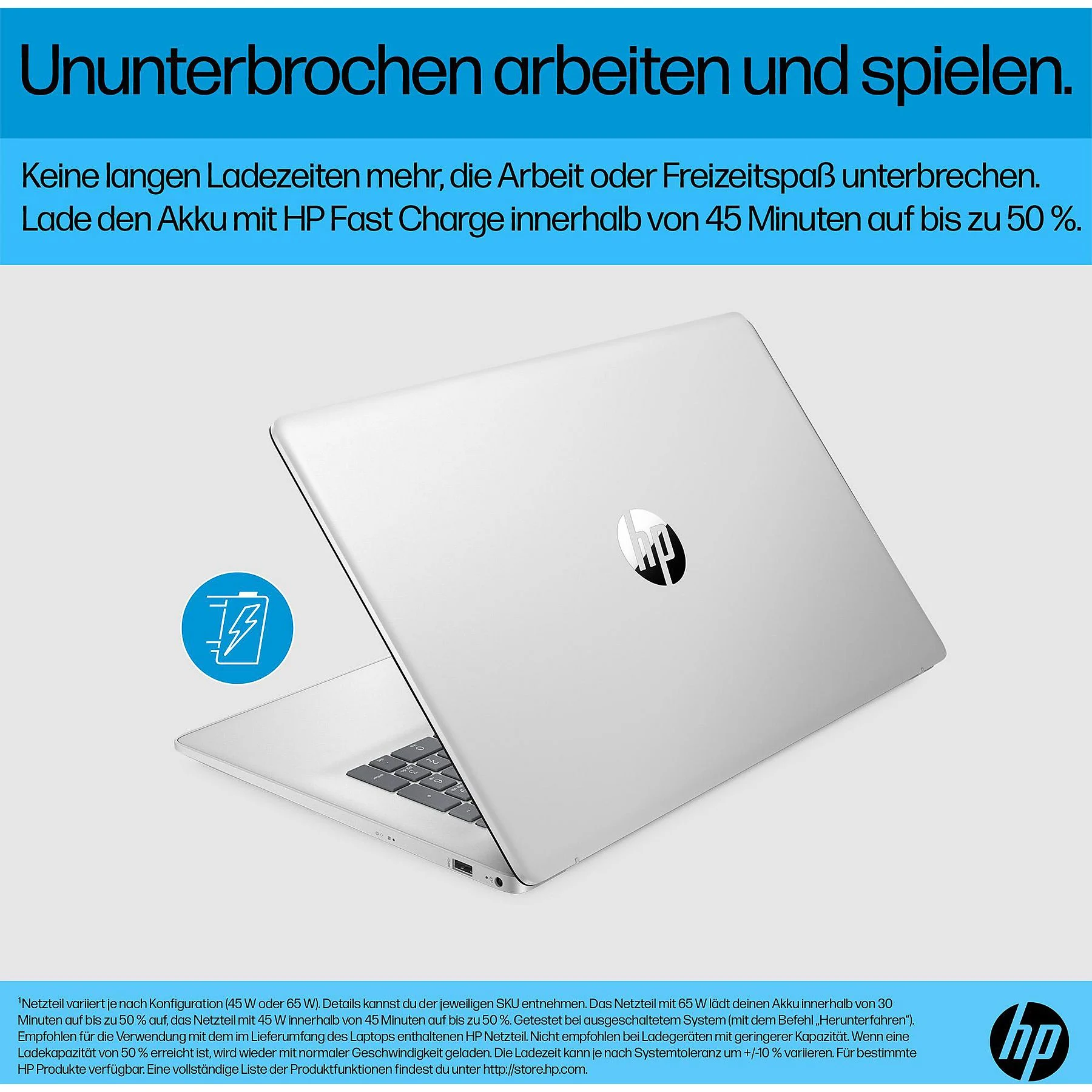 HP 17-cn0312ng – 17,3 pouces – Processeur Intel® série N N4500 – 8 Go de RAM – Disque dur de 512 Go – Carte graphique Intel® UHD – Windows 11 Famille – Image 6