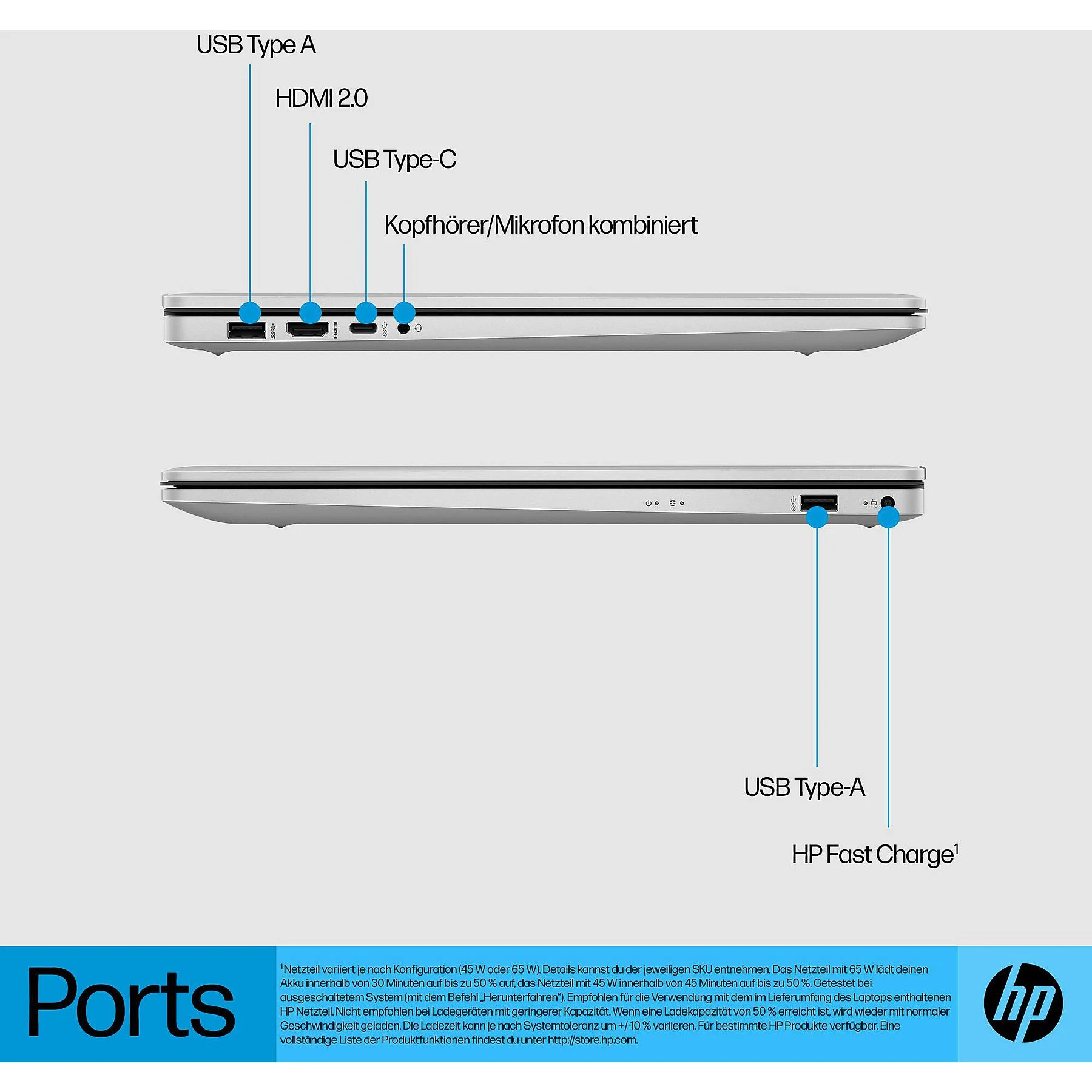 HP 17-cn0312ng – 17,3 pouces – Processeur Intel® série N N4500 – 8 Go de RAM – Disque dur de 512 Go – Carte graphique Intel® UHD – Windows 11 Famille – Image 8