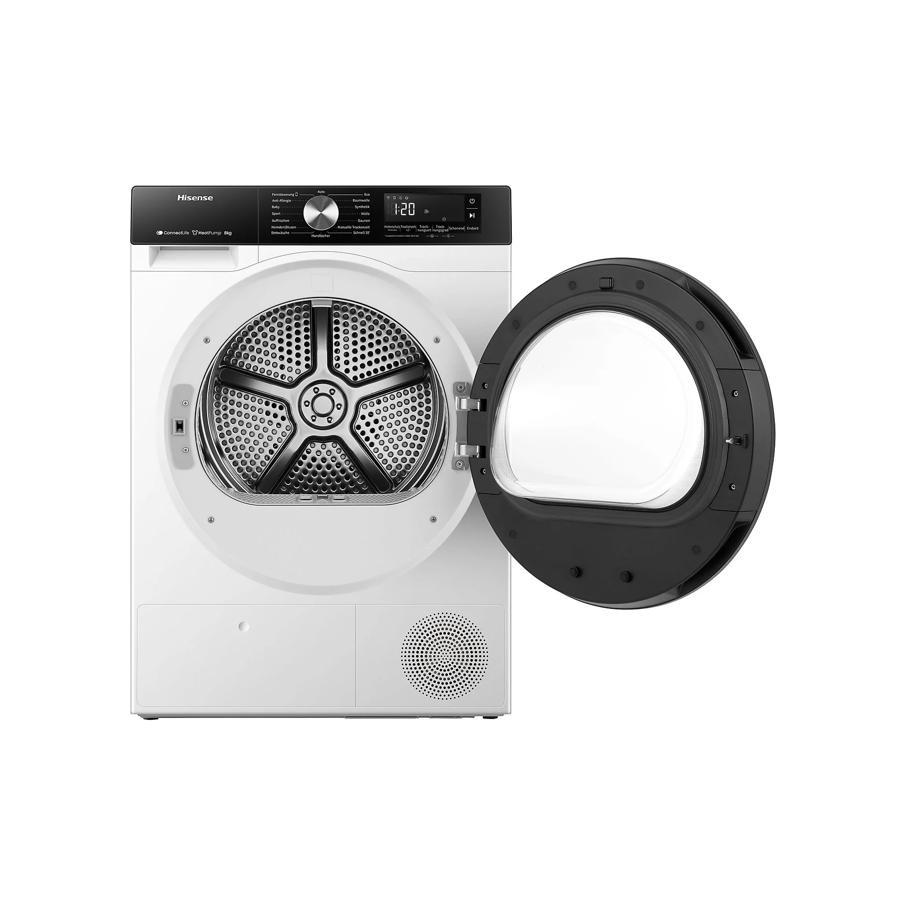 Sèche-linge à pompe à chaleur HISENSE DH3S802BW3 (8 kg, blanc) – Image 5