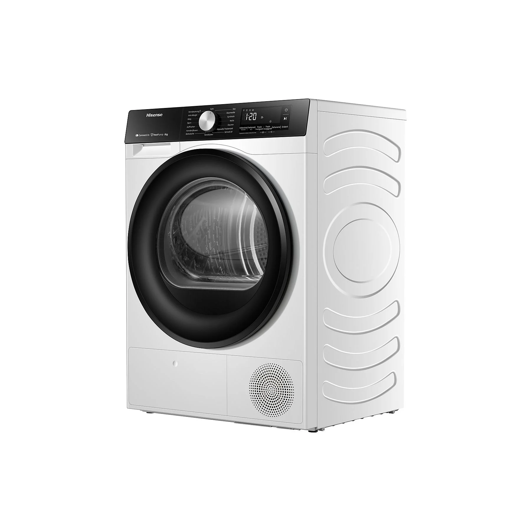Sèche-linge à pompe à chaleur HISENSE DH3S802BW3 (8 kg, blanc) – Image 2